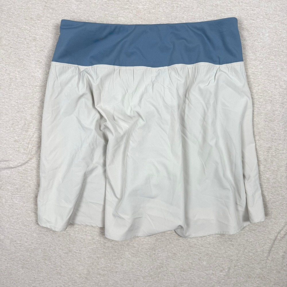 Aventura Skort Women's Tan Blue Athletic Skirt Shorts Tennis Golf Hiking - Picture 3 of 3